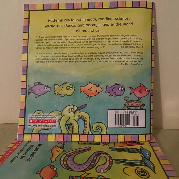 Lot of three picture books-pattern fish - Picture 2 of 2